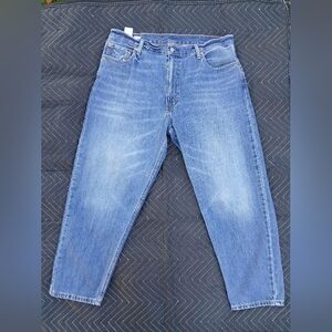 Levi's 550 mens jeans light wash blue 40Wx30L red tag made in Mexico 1992.